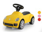 Gelber Volkswagen Beetle Lauflernwagen für Kinder.