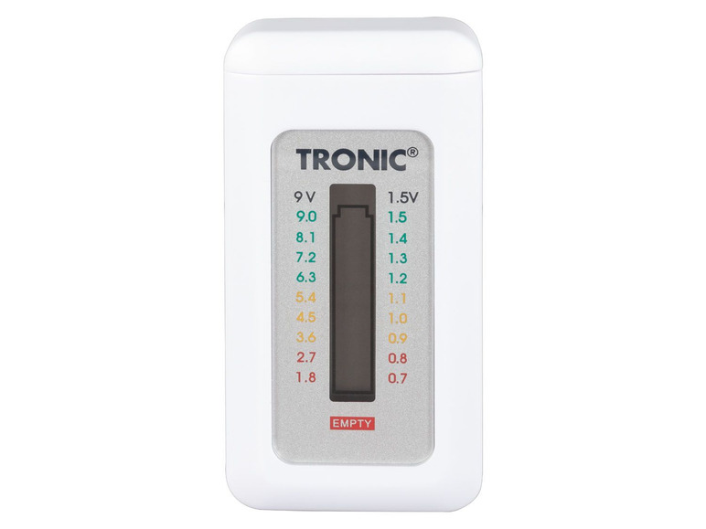 Gehe zu Vollbildansicht: TRONIC® Batterietester, mit Volt-Skala, LC-Display - Bild 1