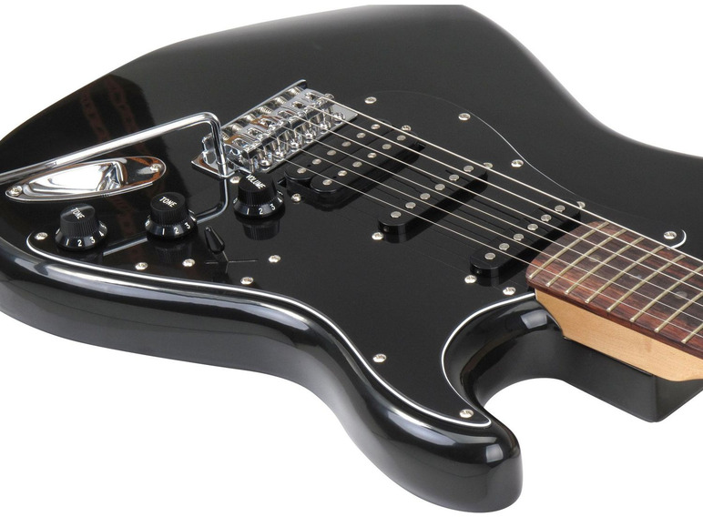 Gehe zu Vollbildansicht: Rocktile Pro ST60-BK E-Gitarre All Black - Bild 3