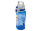Eine blaue Wasserflasche mit Elsa von Frozen