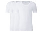 Drei weiße T-Shirts von Livergy.