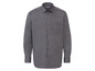 Ein graues Hemd mit langen Ärmeln.