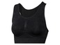 Schwarzer Sport-BH für Damen.