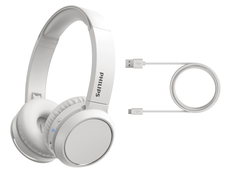 Gehe zu Vollbildansicht: PHILIPS Headband - On-ear Headset mit Bluetooth TAH4205WT/00 - Bild 2