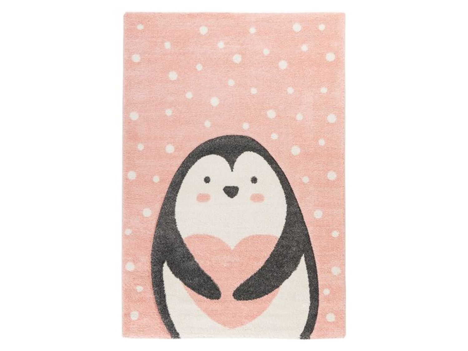 KAYOOM Kinder-Motivteppich (Pinguin rosa, 80cm x 150cm) | 4056216921628X