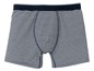 Weiß-schwarze gestreifte Boxershorts