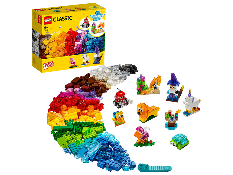 Gehe zu Vollbildansicht: LEGO® Classic 11013 »Kreativ-Bauset mit durchsichtigen Steinen« - Bild 7
