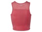 Rotes Tanktop mit Mesh-Einsatz