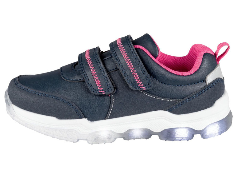 Gehe zu Vollbildansicht: LUPILU® Kleinkinder Sneaker Mädchen, mit Blinkeffekt, Textilfutter - Bild 4