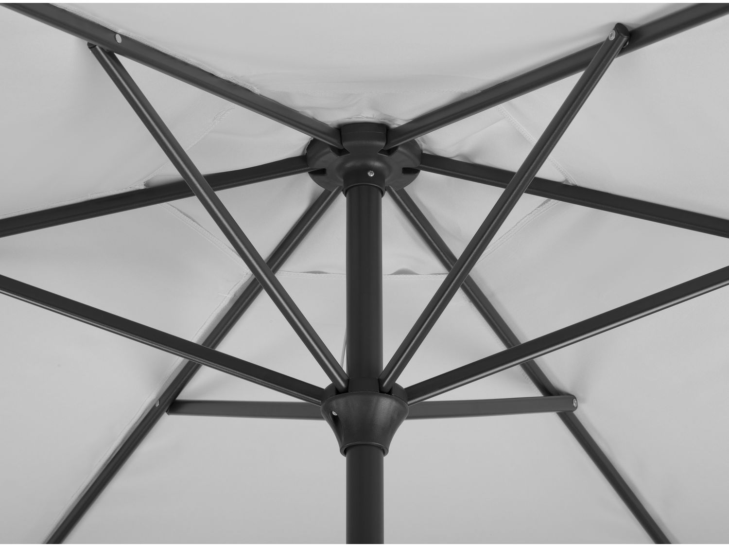 Thumbnail - Schneider Marktschirm Bilbao 220/6 (Silbergrau)