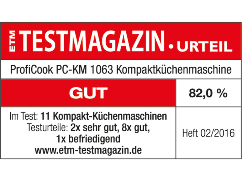 Gehe zu Vollbildansicht: ProfiCook Küchenmaschine PC-KM 1063 - Bild 4