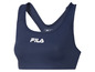 Ein dunkelblauer Sport-BH von Fila.