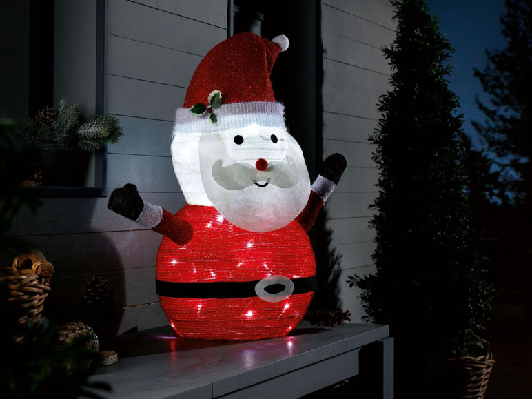Gehe zu Vollbildansicht: MELINERA® Pop Up Outdoor Weihnachtsfigur - Bild 8