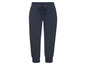 Dunkelblaue Jogginghose mit elastischem Bund.