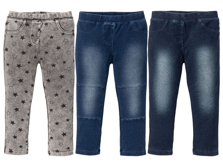 Gehe zu Vollbildansicht: LUPILU® Kleinkinder Mädchen Jeggings - Bild 1