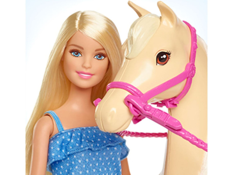 Gehe zu Vollbildansicht: Barbie Pferd & Puppe - Bild 5