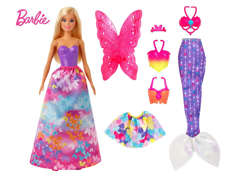 Gehe zu Vollbildansicht: Barbie Dreamtopia 3-in1-Fantasie Spielset (blond) - Bild 1