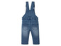 Blaue Denim-Latzhosen für Babys.