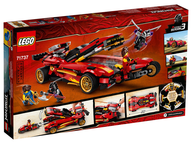 Gehe zu Vollbildansicht: LEGO® NINJAGO 71737 »X-1 Ninja Supercar« - Bild 2