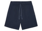 Dunkelblaue Shorts mit Kordelzug.