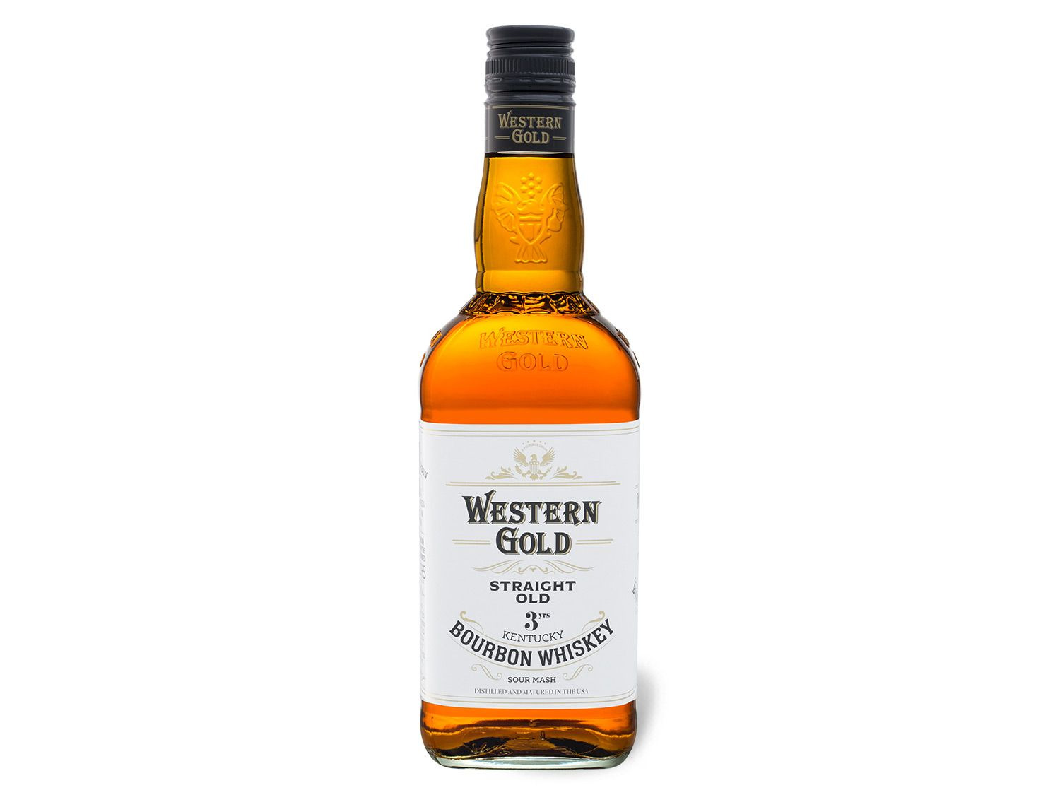 WESTERN 40% GOLD Vol | Bourbon LIDL Whiskey