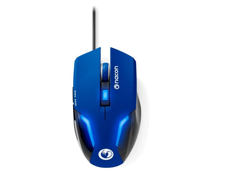 Gehe zu Vollbildansicht: Nacon Optical Gaming Mouse GM-105 blau - Bild 2