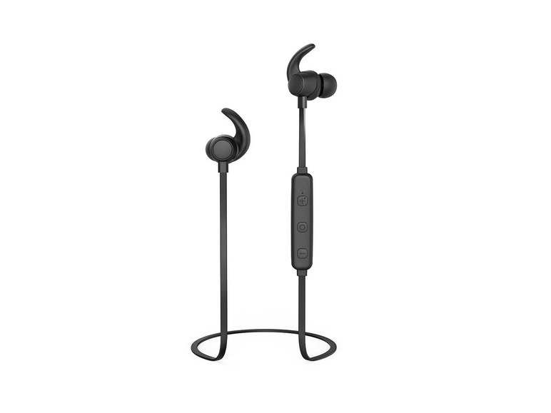 Gehe zu Vollbildansicht: Thomson WEAR7208BK Bluetooth®-Kopfhörer, In-Ear, Mikrofon, Ear-Hook, Schwarz - Bild 1