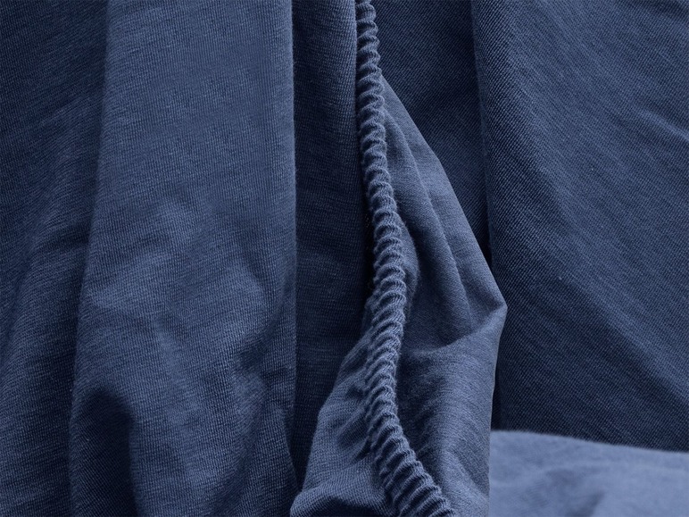 Gehe zu Vollbildansicht: Biberna Jersey Spannbettlaken, für Matratzentopper, aus Baumwolle und Elasthan, bügelfrei - Bild 15