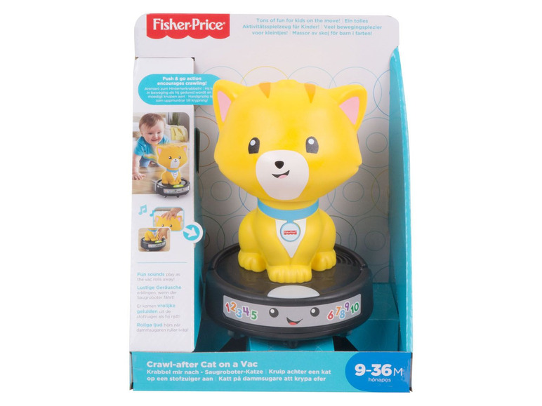 Gehe zu Vollbildansicht: Fisher-Price Krabbel mir nach - Saugroboter-Katze - Bild 2