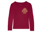 Ein rotes Langarmshirt mit dem Hogwarts-Logo.