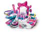 Ein Crazy Chic Set zum Basteln von Haarschmuck, mit Spiegel, Schleifen, Haarklammern und Haarspray.