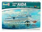 Revell Plastikmodellbausatz eines AIDA Kreuzfahrtschiffs.