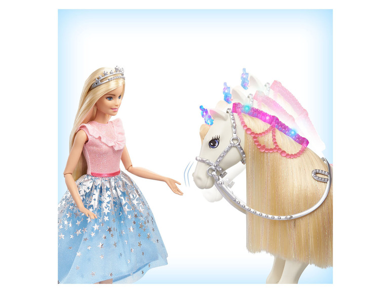 Gehe zu Vollbildansicht: Barbie »Prinzessinnen Abenteuer« Tanzendes Pferd und Puppe - Bild 3