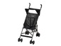 Ein schwarzer Safety 1st Buggy mit Sternenmuster.