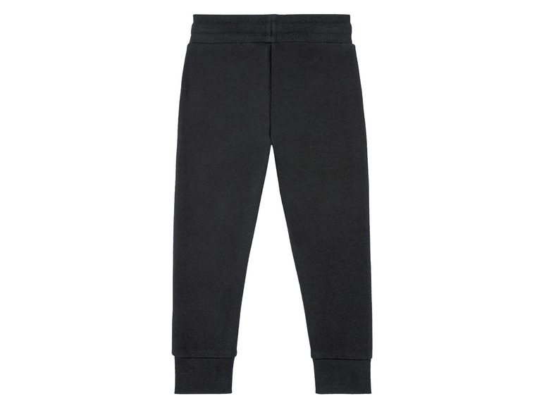 Schwarze Jogginghose mit elastischem Bund.
