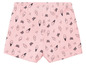 Rosa Shorts mit Eiscreme- und 'Sweet Summer'-Muster.
