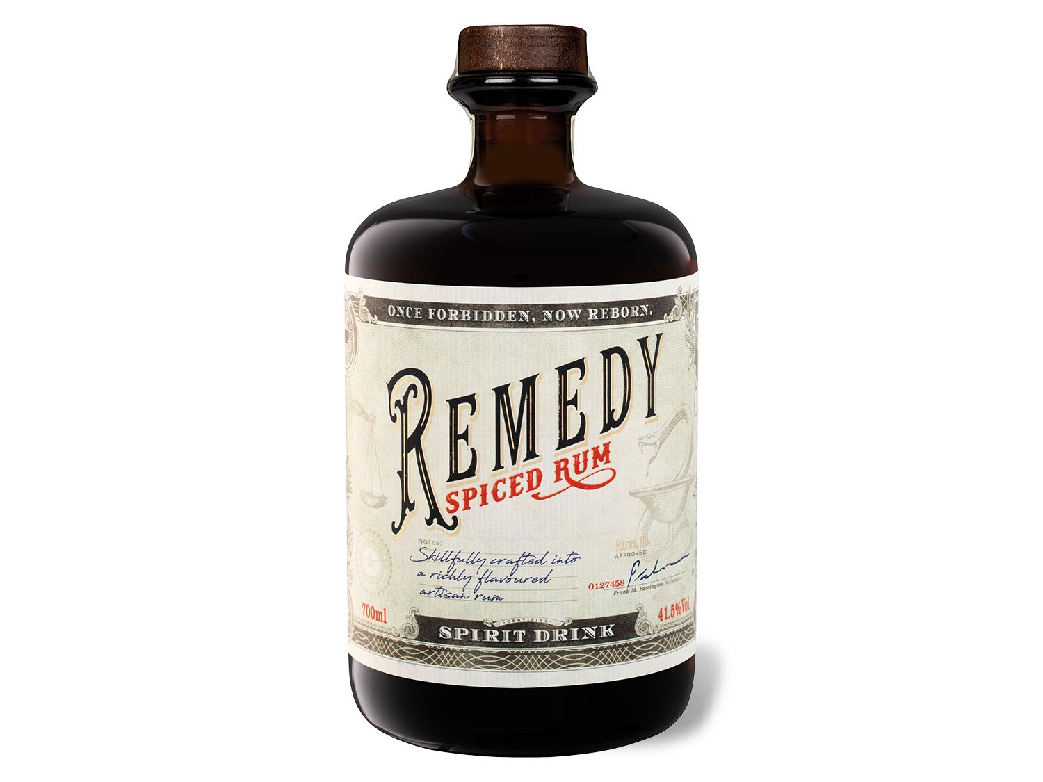 Remedy Spiced Rum (Rum-Basis) 41,5% Vol