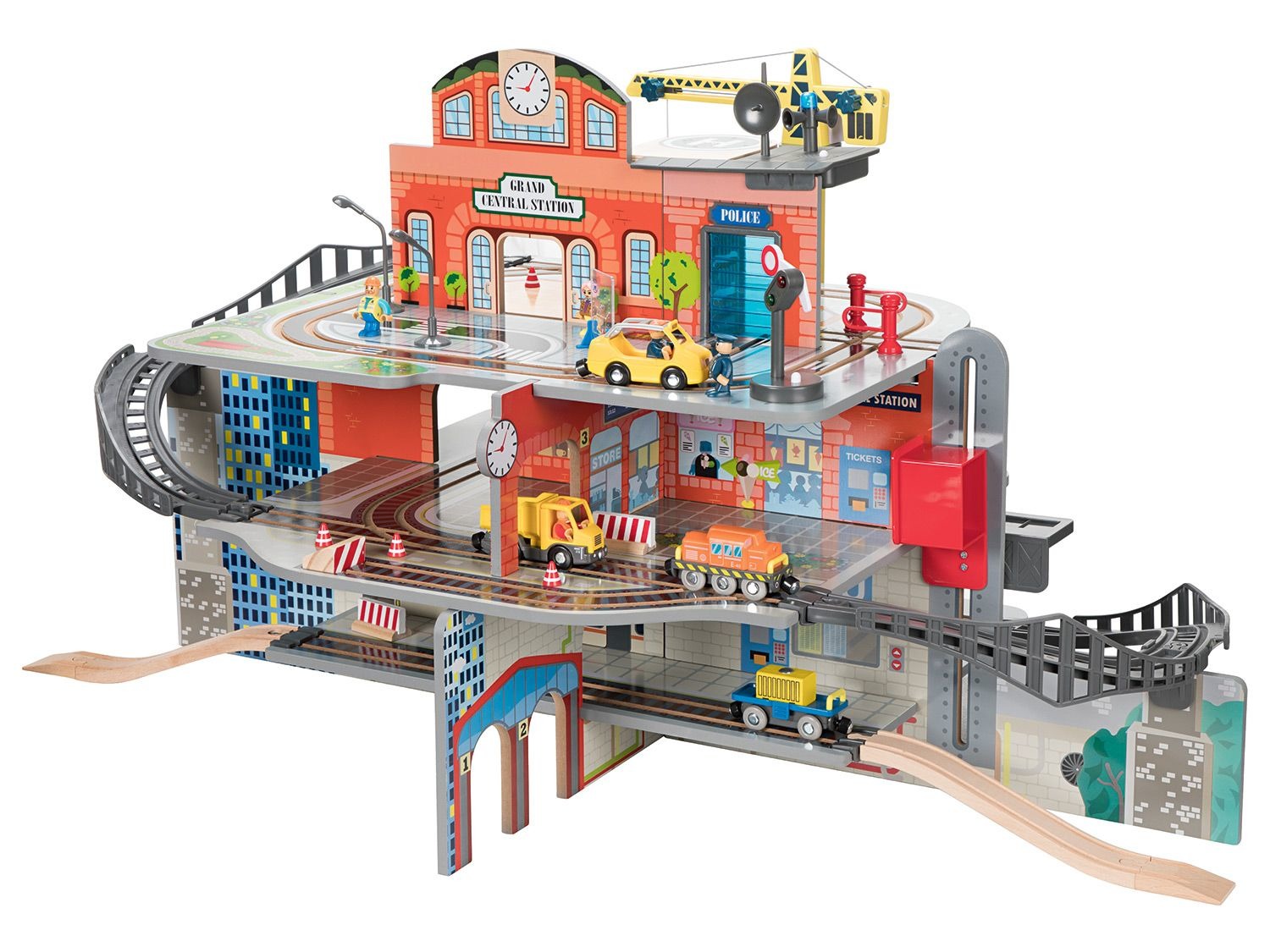 Playtive JUNIOR PLAYTIVE® JUNIOR, XXLSet Bahnhof / Lo…