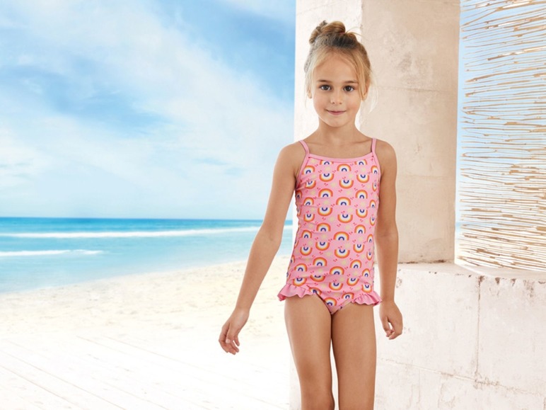 Gehe zu Vollbildansicht: LUPILU® Kleinkinder Bademode Mädchen, Bikini oder Badeanzug, mit Elasthan - Bild 7
