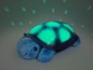 Ein blauer Plüsch-Schildkröte mit Sternenprojektor.