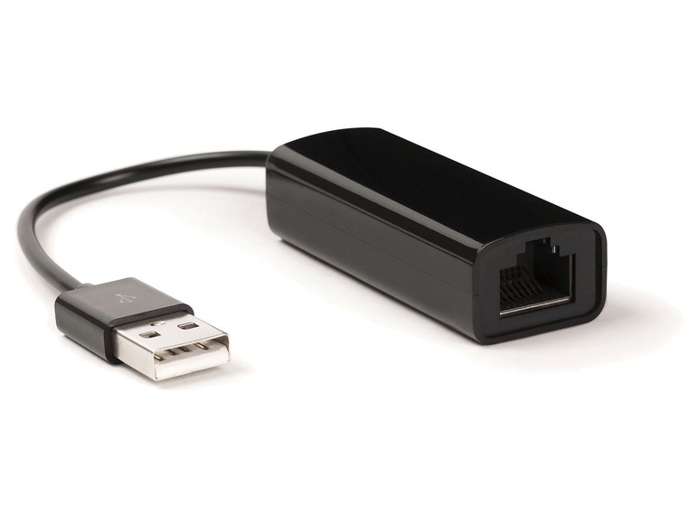 Gehe zu Vollbildansicht: Bigben USB-LAN-Adapter, inklusive RJ-45 Kabel, für Nindento Switch, mit USB 2.0-Stecker - Bild 1