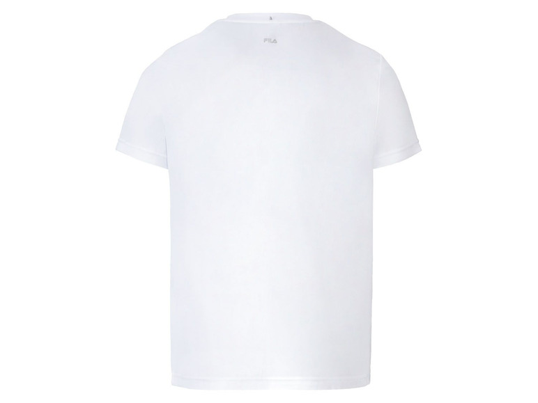Weißes T-Shirt mit kurzen Ärmeln von Fila.