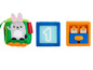 Fisher-Price Blöcke mit Hase, Nummer 1 und Füchsen