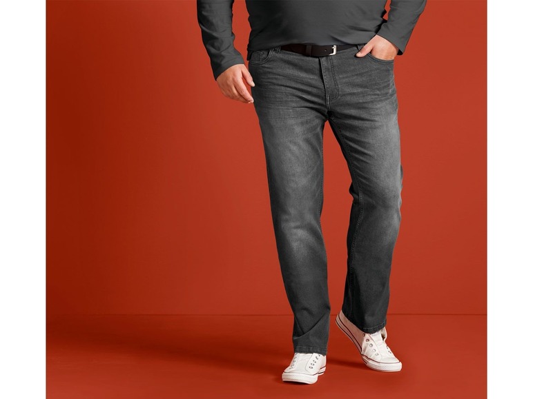 Gehe zu Vollbildansicht: LIVERGY® Jeans Herren, YKK-Reißverschluss, 5-Pocket-Style, hoher Baumwollanteil, elastisch - Bild 8