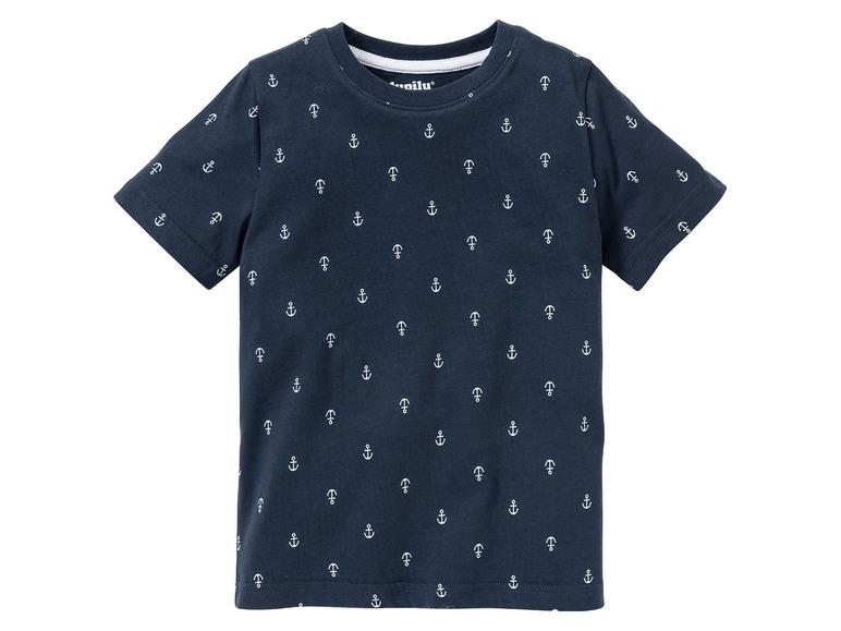 Gehe zu Vollbildansicht: LUPILU® T-Shirts Jungen, 4 Stück, weiche Single-Jersey-Qualität, hoher Bio-Baumwollanteil - Bild 19