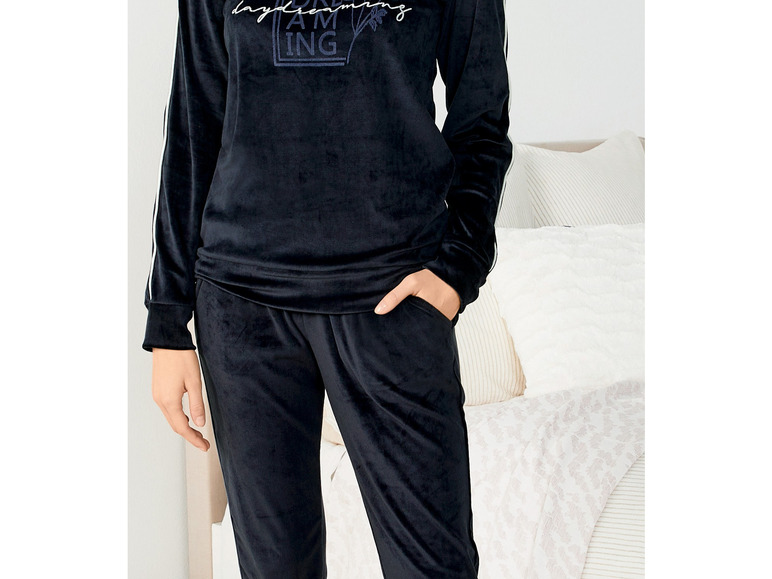 Gehe zu Vollbildansicht: esmara® Damen Pyjama, aus kuschelig weicher Nicki-Qualität - Bild 16