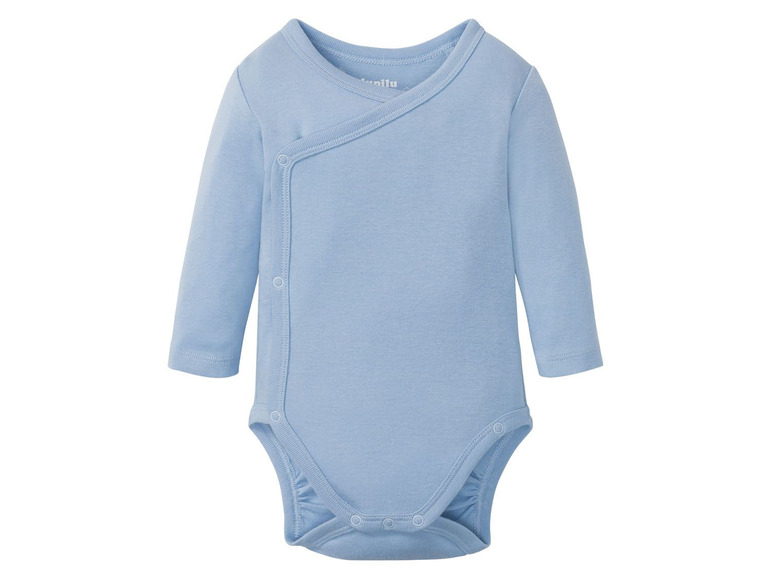 Gehe zu Vollbildansicht: LUPILU® Baby Langarmbodies Jungen, 5 Stück - Bild 6