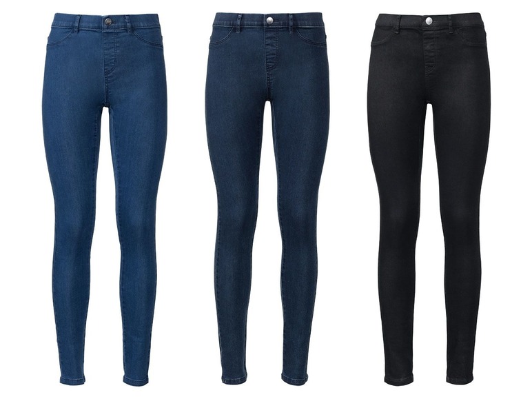 Gehe zu Vollbildansicht: ESMARA® Jeggings Damen, Jeans-Optik, optimale Passform, hoher Baumwollanteil - Bild 1