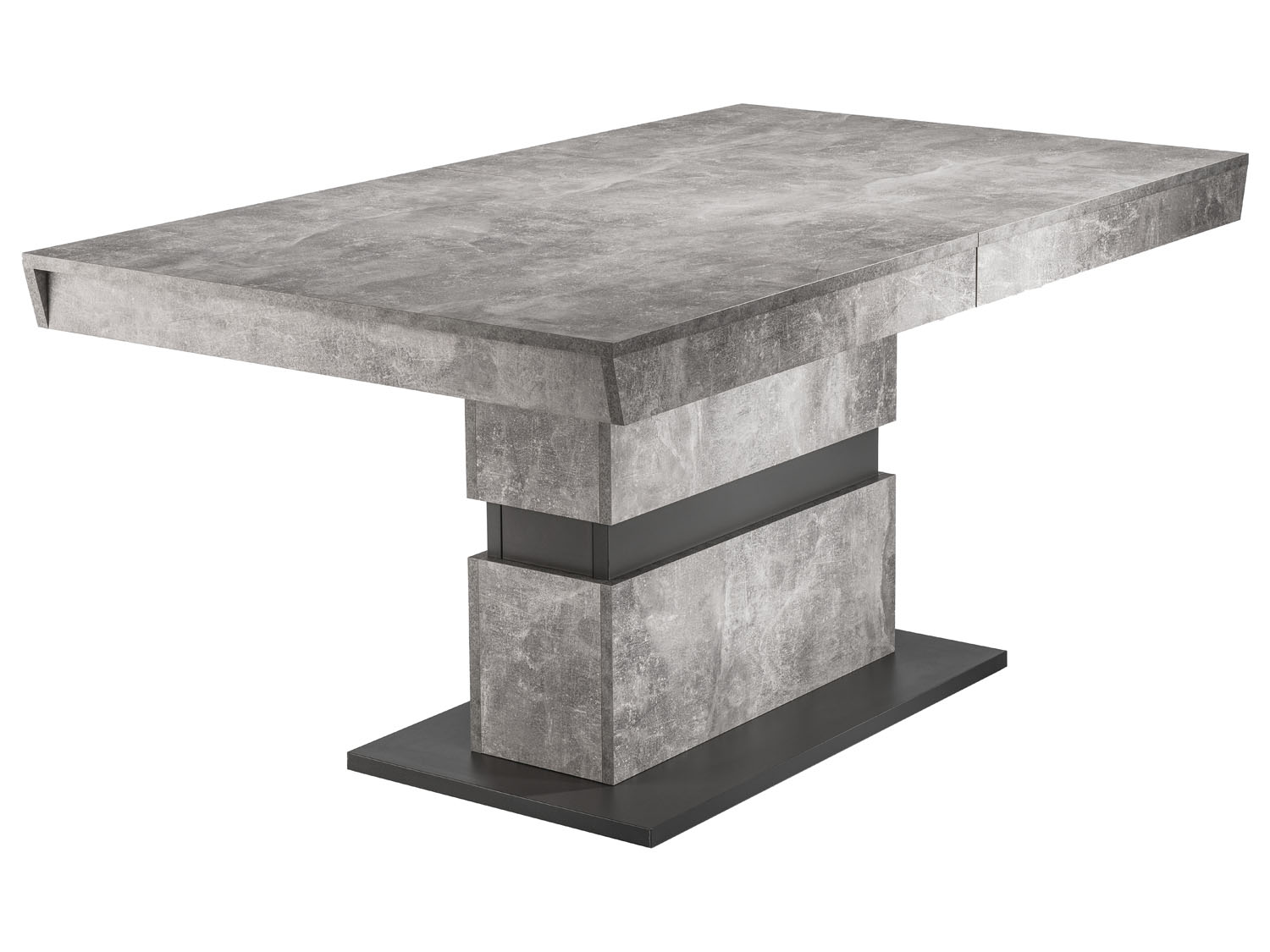 Thumbnail - byLIVING Esstisch Matthew (Beton, 160-215cm (ausziehbar))