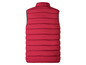 Eine rote Weste ohne Ärmel.